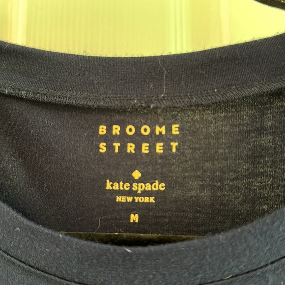 Kate Spade Brooke Street Peplum Top Size Medium - Picture 2 of 5